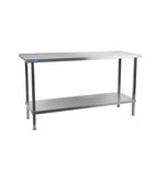 DR058 1800mm Fully Assembled Stainless Steel Centre Table