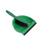 CC934 Soft Dustpan & Brush Set - Green
