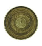 CX639 Stonecast Plume Walled Plates Green 260mm (Pack of 6)