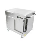 MSF9 1005mm Wide Mobile Hot Cupboard With Plain Top