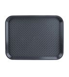 Kristallon FD936 Polypropylene Foodservice Tray Charcoal 345mm