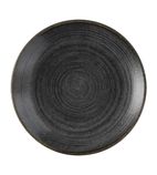 FS839 Stonecast Raw Evolve Coupe Plate Black 165mm (Pack of 12)