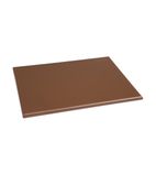 HC864 High Density Brown Chopping Board Small 305x229x12mm