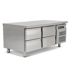 SNC2-DRW 214 Ltr 4 Drawer Stainless Steel Refrigerated Chef Base