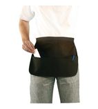 SA340 SPECIAL OFFER Waist Bistro Apron Short with Money Pocket Black (Pack of 10)