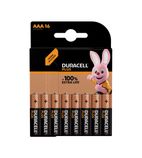 Plus AAA 1.5V Alkaline Batteries (Pack of 16)