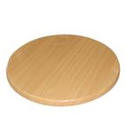GL975 Round Table Top Beech Effect 800mm