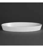 W434 Whiteware Oval Sole Dish