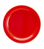 Image of CB766 Polycarbonate Plates Red 172mm (Pack of 12)
