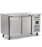 HBC802 Ltr 2 Door Stainless Steel Refrigerated Prep Counter