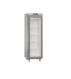COMPACT FG 420 R C DR G U 343 Ltr Upright Single Glass Door Stainless Steel Display Freezer