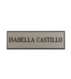 A883 Name Badges - Silver