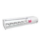 G-Series GP296 6 x 1/3GN Energy Efficient Refrigerated Countertop Food Prep Display Topping Unit