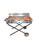 Image of MasterChef Deluxe Foldable Propane Gas Barbecue Griddle