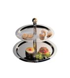 S025 Stainless Steel 2 Tier Display Tray
