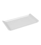 Kristallon GM282 Melamine Rectangular Platter White 300 x 150mm