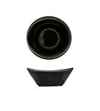 BI836BK Noir Miniatures Curved Bowl 8.5 x 3.5cm (Pack Qty x 12)