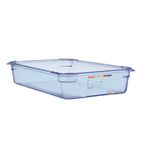 GP589 ABS Food Storage Container Blue GN 1/1 100mm
