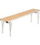Contour Stacking Bench Beech Effect 4ft