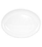 Image of CD296 Melamine Oval Coupe Plate 225mm (Pack of 6)