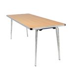 CD583 Contour Folding Table Oak