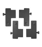 VV3445 DWH Fusion Universal Shelf Holder Fusion Risers Black (Pack of 4)