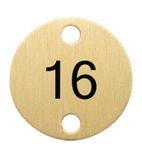 Table Numbers Bronze (16-20)