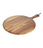 GM262 Acacia Handled Wooden Board Round 355mm