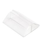Image of CC442 Triangle Clear Acrylic Menu Holder
