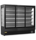 BTD200BKGDV2 1940mm Wide Black Multideck Display Fridge With Sliding Glass Doors