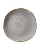 Churchill Stonecast Round Plates Peppercorn Grey 264mm - DM457