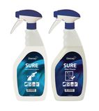 FA401 SURE Glass Cleaner / Interior and Surface Cleaner Refill Bottles 750ml (6 Pack)