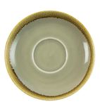 Kiln GP481 Cappuccino Saucer Moss 160mm Fits cup GP480 (Pack of 6)