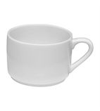 Glacier CE734 Fine China Stackable Tea Cups 240ml (Pack of 6)