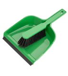 HZ841 Dustpan & Brush Set Green