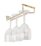 GM203 Brass Wine Glass Rack 255mm