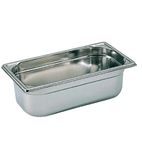 K065 Stainless Steel 1/3 Gastronorm Tray 100mm