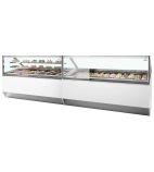 MILLENNIUM ST170 PAS 1661mm Wide Flat Glass Patisserie Display Serve Over Counter Fridge