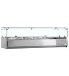 Image of GVC33-120 5 x 1/4GN Refrigerated Countertop Food Prep Display Topping Unit