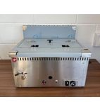 Image of AGF/N 7.5 Ltr Natural Gas Countertop Single Tank Fryer (2 x Baskets) - Graded