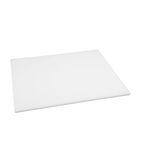 J252 Low Density White Chopping Board Standard 450x300x12mm
