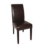 GF956 Curved Back Leather Chair (Pack of 2)
