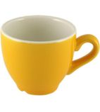New Horizons M794 Colour Glaze  Espresso Cups Yellow 85ml