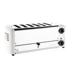 Esprit CH186 6 Slice White Toaster With Elements & Sandwich Cage