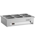 MAV610 3 x 1/1GN Electric Countertop Wet Heat Bain Marie With Tap
