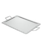 P004 Stainless Steel Rectangular Handled Service Tray 600mm