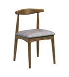 CX436 Austin Dining Chair Weather Oak with Helbeck Charcoal Seat (Pack of 2)