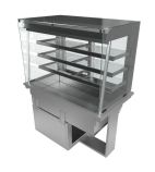 Drop-In D3RDSL 3 x 1/1GN Refrigerated Multi Level Drop-in Display Merchandiser