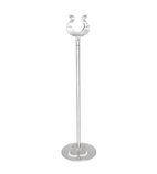 W621 Stainless Steel Table Number Stand 255mm