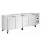 Image of U-Series UA107 511 Ltr 4 Door Stainless Steel Refrigerated Prep Counter